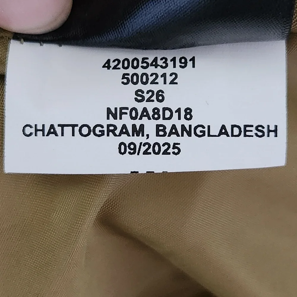 The North Face measurements chest